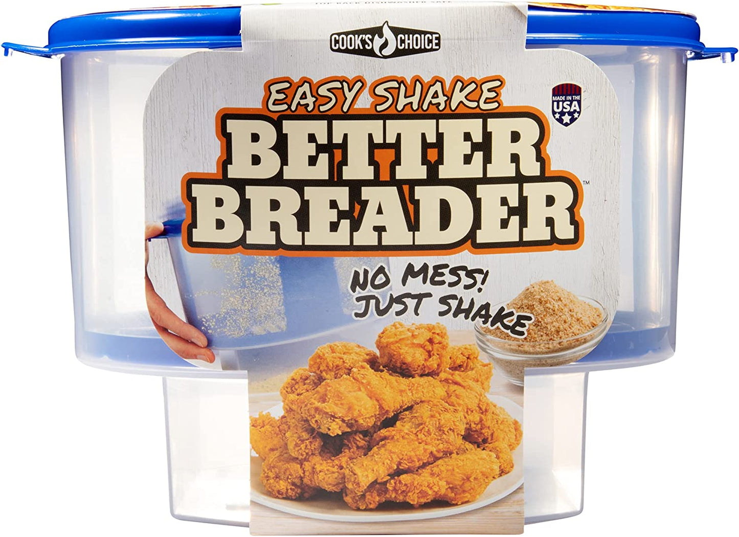 Original Better Breader Bowl - No Mess, Just Shake