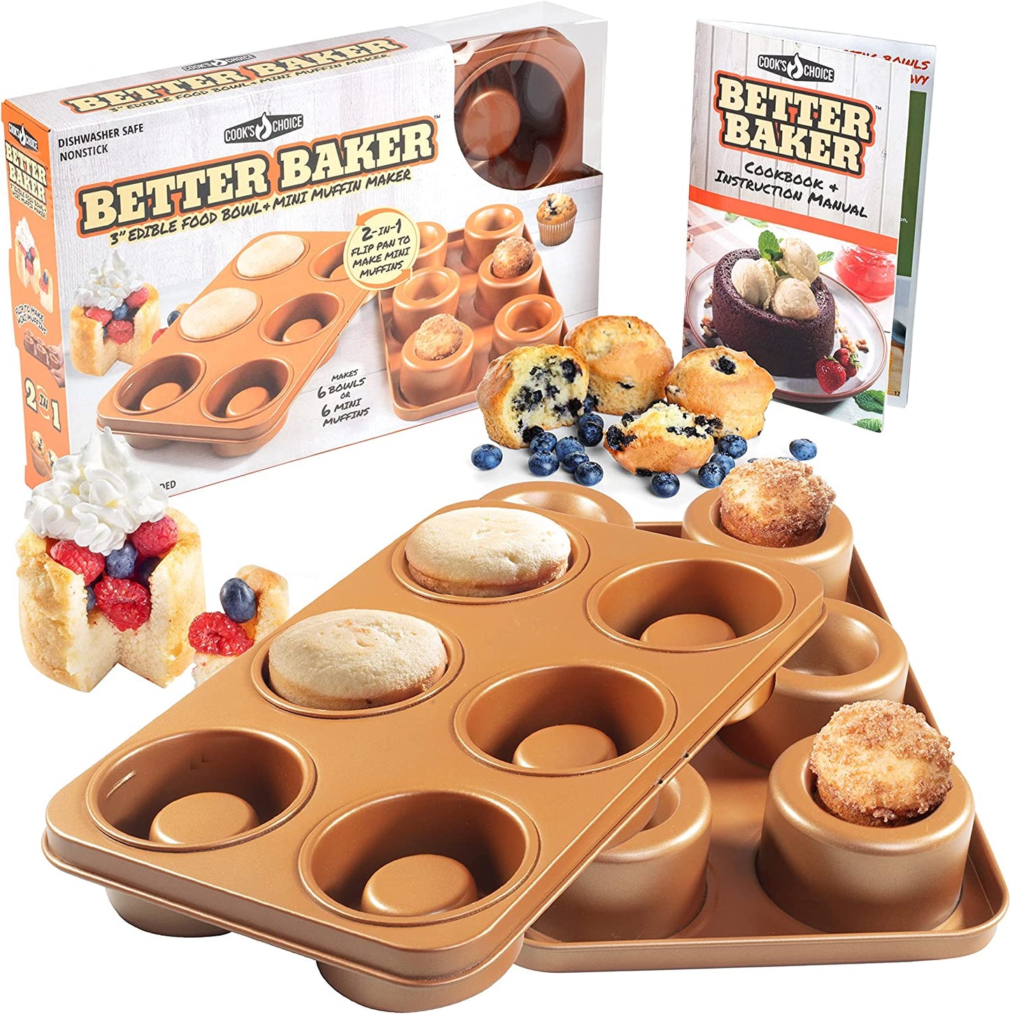 Better Baker 3" Dessert Bowl & Muffin Maker