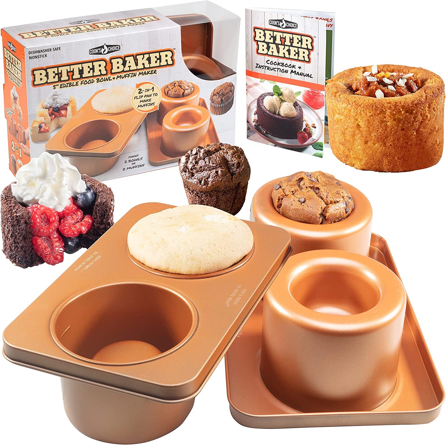Better Baker 5" Dessert Bowl & Muffin Maker