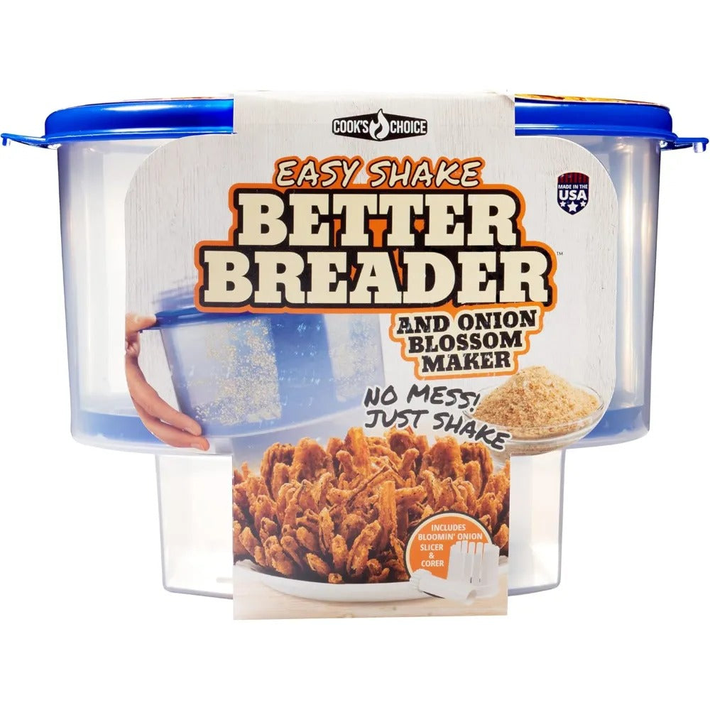 Original Better Breader Bowl & Onion Blossom Maker Combo Set