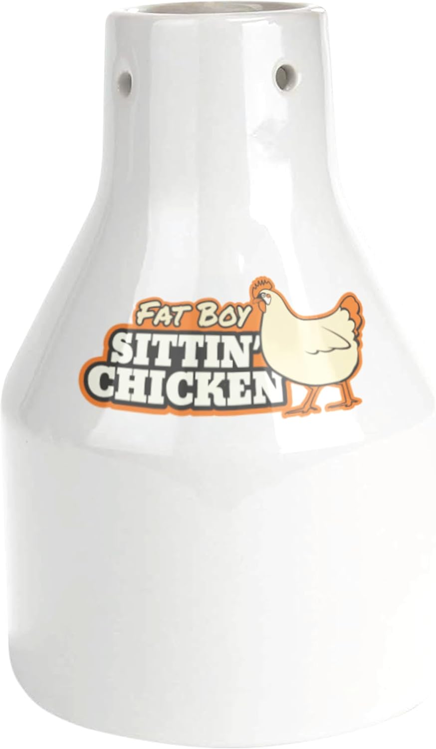 Fat Boy Sittin' Chicken Ceramic Beer Can Steamer & Roaster