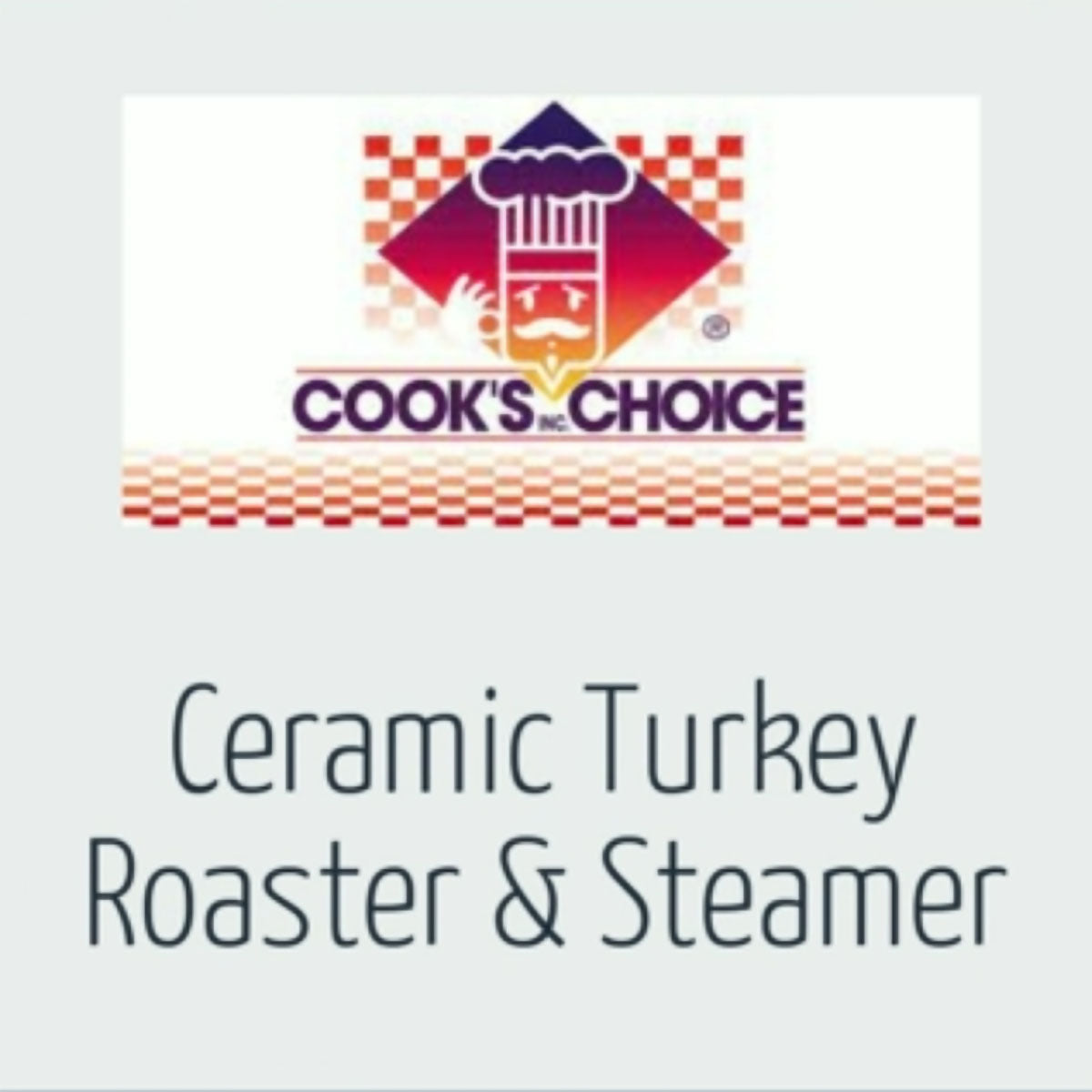 Fat Boy Sittin' Turkey Ceramic Beer Can Steamer & Roaster