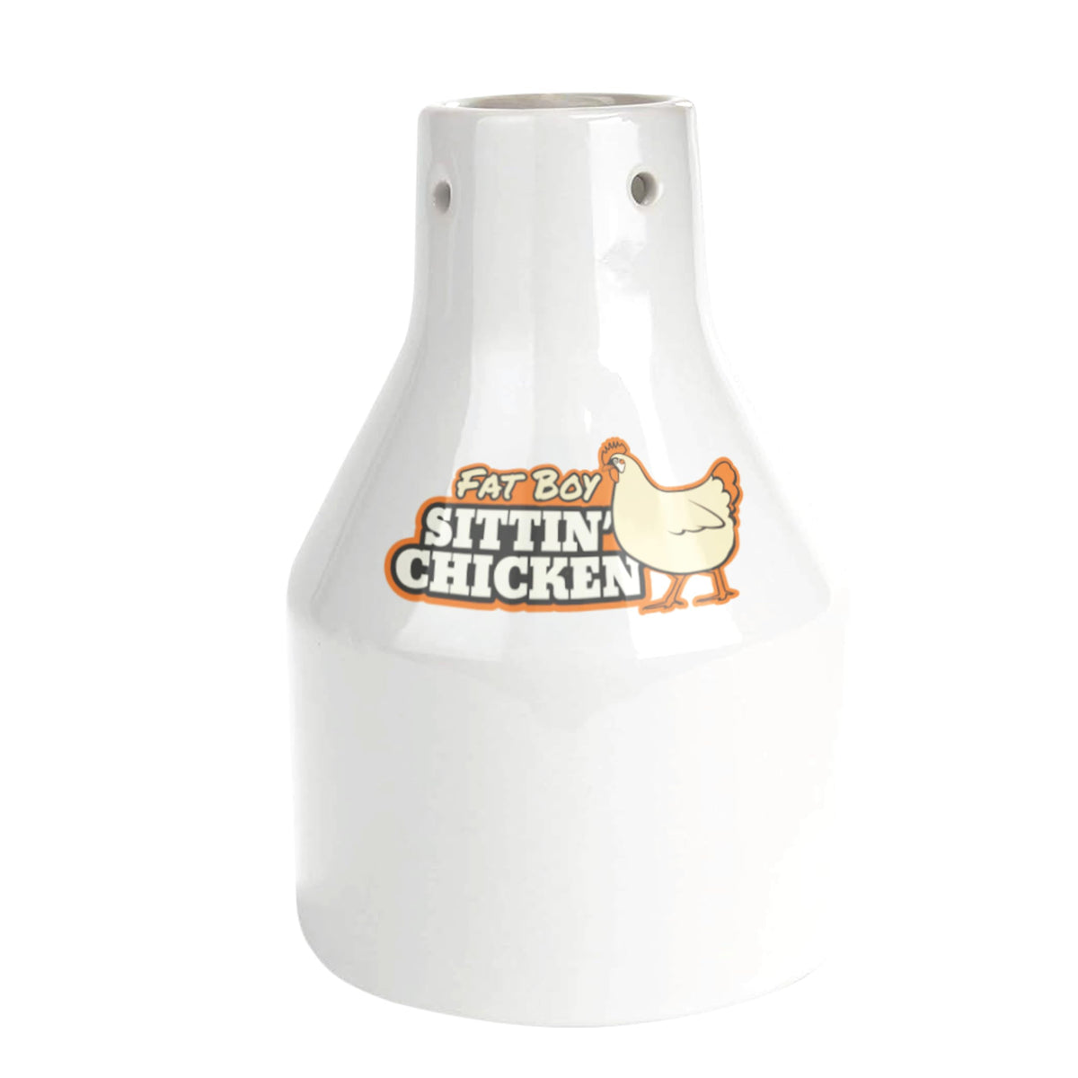Fat Boy Sittin' Chicken Ceramic Beer Can Steamer & Roaster