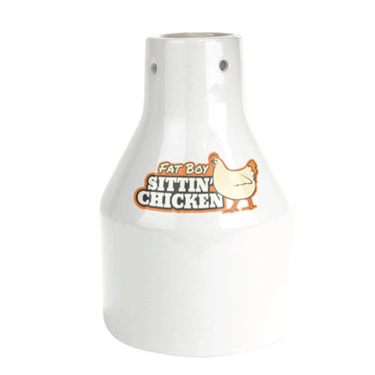 Fat Boy Sittin' Chicken Ceramic Beer Can Steamer & Roaster