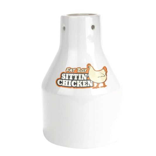 Fat Boy Sittin' Chicken Ceramic Beer Can Steamer & Roaster