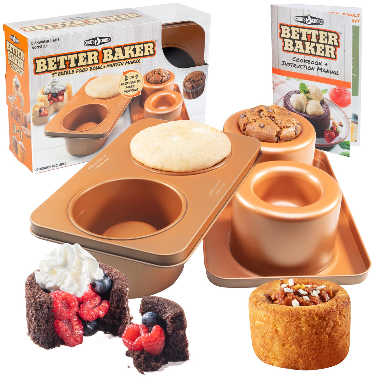 Better Baker 5" Dessert Bowl & Muffin Maker