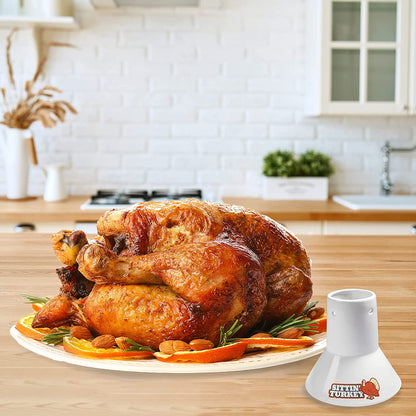 Sittin' Turkey Ceramic Beer Can Steamer & Roaster